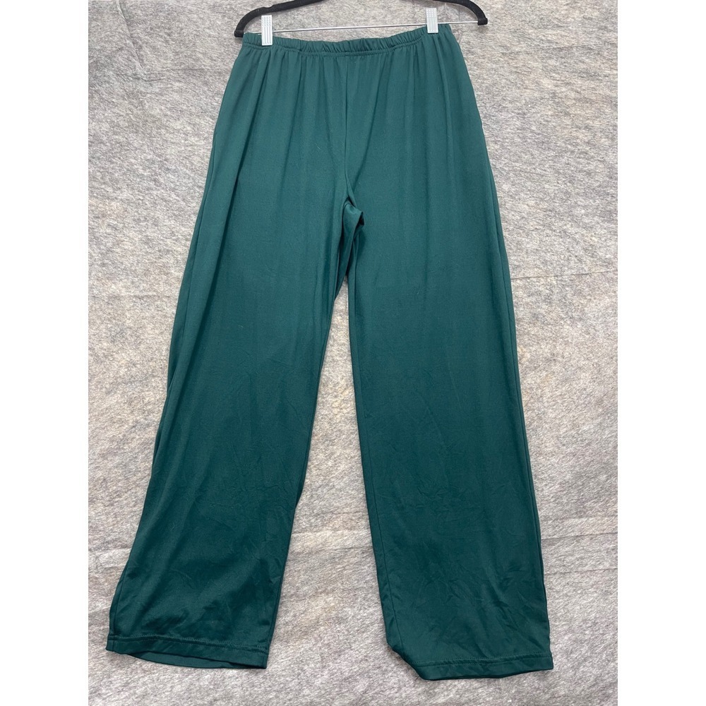 Ekouaer Womens Pajama Set Green Short Sleeve Button Down Pants Loungewear Medium - Picture 13 of 14